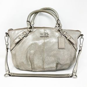 COACH 15960 Madison Sophia Metallic Shoulder Bag